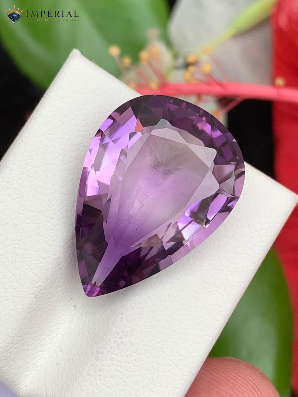 16.70 Carats Natural Amethyst Pear Shape VVS1 from Brazil 16.70 Carats Natural Amethyst Pear Shape VVS1 from Brazil