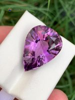 16.85 Ct Natural Amethyst Pear Shape VVS1 from Brazil