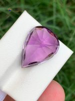 16.85 Ct Natural Amethyst Pear Shape VVS1 from Brazil