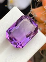 16.90 Carats Natural Amethyst Emerald Step Cut VVS2 Brazil