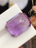 16.90 Carats Natural Amethyst Emerald Step Cut VVS2 Brazil
