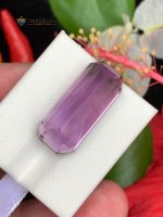19.80 Carat Natural Amethyst Emerald Step Cut VVS2 Brazil