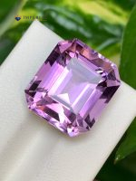 19.85 Carats Natural Amethyst Emerald Step Cut VVS1 Brazil