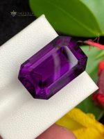 22.80 Carats Natural Amethyst Emerald Step Cut VVS2 Brazil