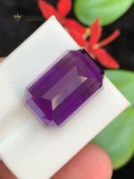 22.80 Carats Natural Amethyst Emerald Step Cut VVS2 Brazil
