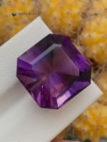 22.85 Carats Natural Amethyst Emerald Cut VVS2 from Brazil
