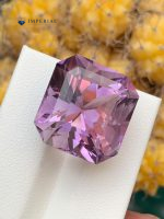 22.90 Carats Natural Amethyst Asscher Cut VVS2 from Brazil