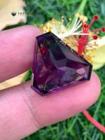 23.00 Carat Natural Amethyst Trillion Shape VS1 from Brazil