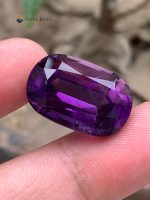 23.70 Carat Natural Amethyst Cushion Cut SI2 from Brazil