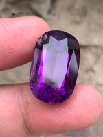 23.70 Carat Natural Amethyst Cushion Cut SI2 from Brazil