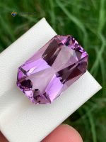 24.20 Ct Natural Amethyst Emerald Cut VVS1 from Brazil
