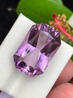 24.20 Ct Natural Amethyst Emerald Cut VVS1 from Brazil