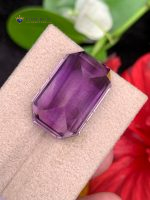 25.30 Carats Natural Amethyst Emerald Step Cut VS2 Brazil