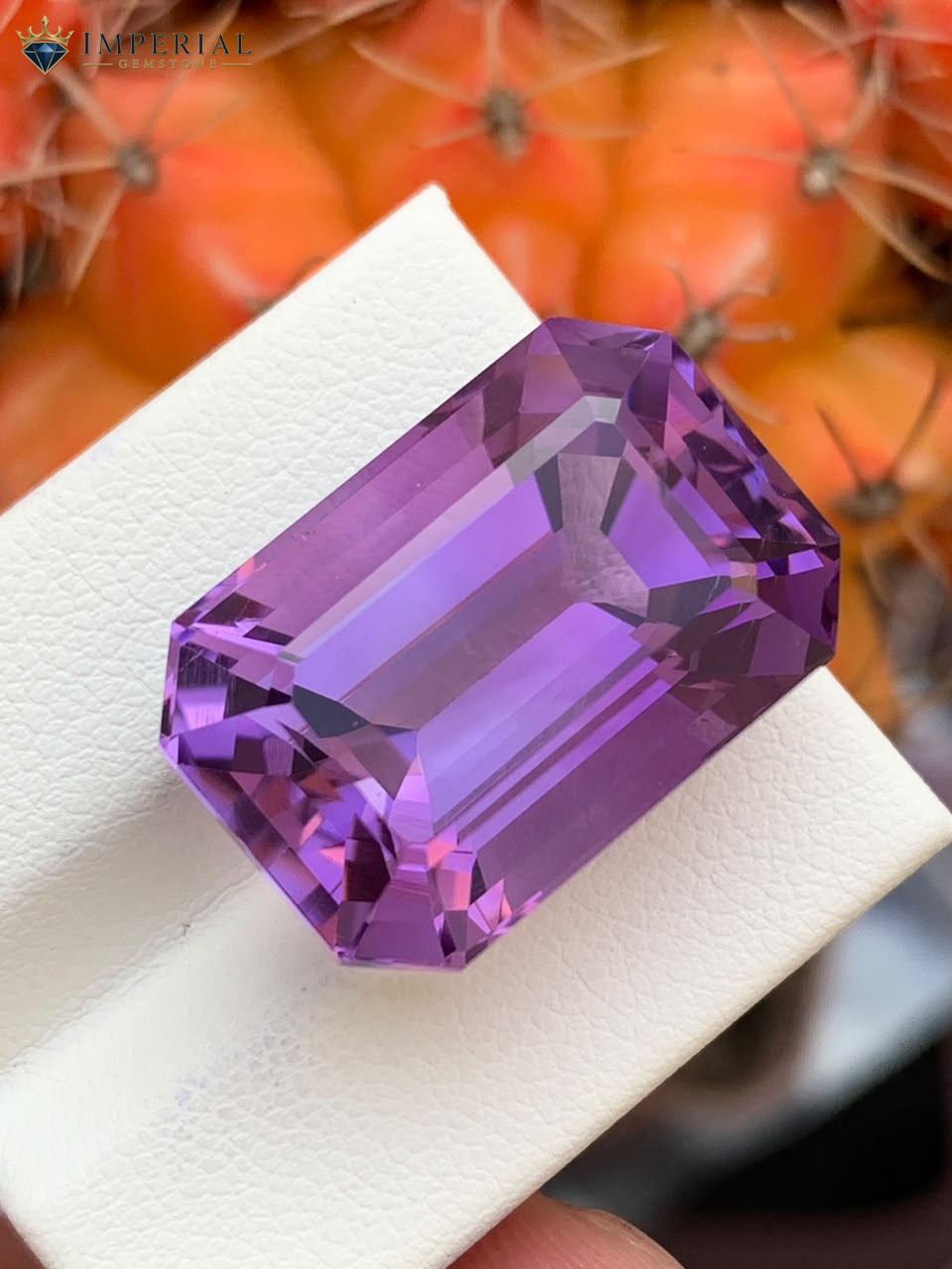 28.10 Carats Natural Amethyst Emerald Cut VVS1 from Brazil 28.10 Carats Natural Amethyst Emerald Cut VVS1 from Brazil