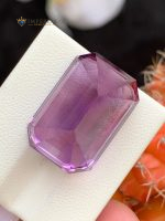 28.10 Carats Natural Amethyst Emerald Cut VVS1 from Brazil