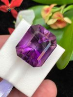 31.10 Carats Natural Amethyst Emerald Cut SI2 from Brazil