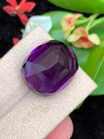 32.25 Carats Natural Amethyst Cushion Cut VS2 from Brazil