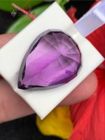 37.70 Carats Natural Amethyst Pear Shape VS1 from Brazil