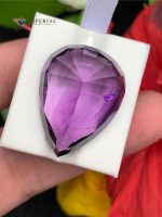 37.70 Carats Natural Amethyst Pear Shape VS1 from Brazil