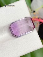 5.20 Carat Natural Amethyst Bicolor Emerald Cut VVS1 Brazil