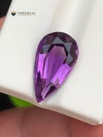 5.30 Carats Natural Amethyst Pear Cut from Brazil