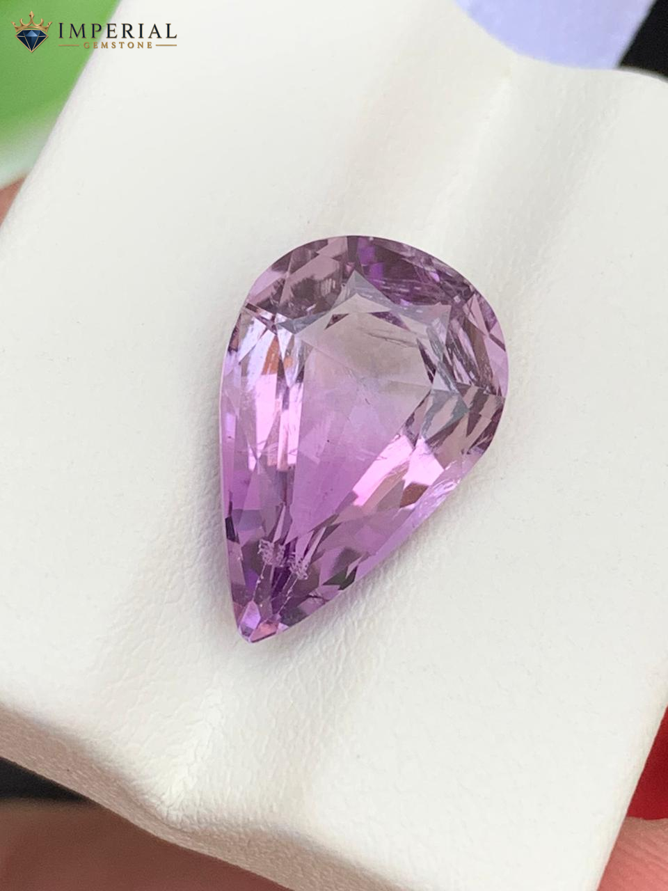 5.40 Carats Natural Amethyst Pear Cut VVS2 from Brazil 5.40 Carats Natural Amethyst Pear Cut VVS2 from Brazil