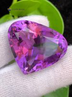 54.60 Carat Natural Amethyst Heart Shape VVS1 from Brazil