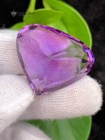 54.60 Carat Natural Amethyst Heart Shape VVS1 from Brazil