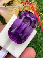 68.10 Carat Natural Amethyst Cushion Mixed Cut SI1 Brazil