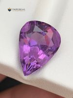 7.05 Ct Natural Amethyst Pear Cut Gemstone from Brazil