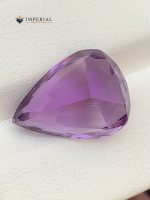 7.05 Ct Natural Amethyst Pear Cut Gemstone from Brazil