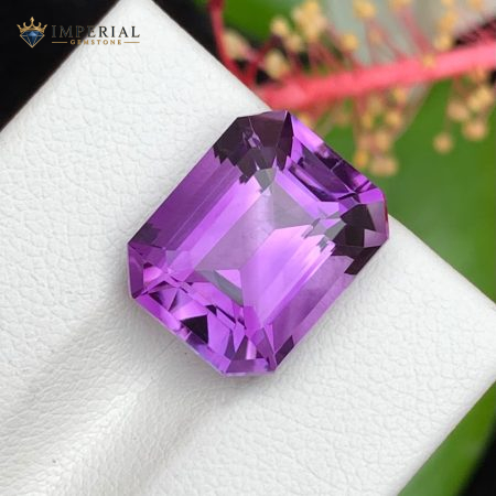 7.20 Carats Natural Amethyst Emerald Mixed Cut VVS1 Brazil