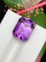 7.20 Carats Natural Amethyst Emerald Mixed Cut VVS1 Brazil