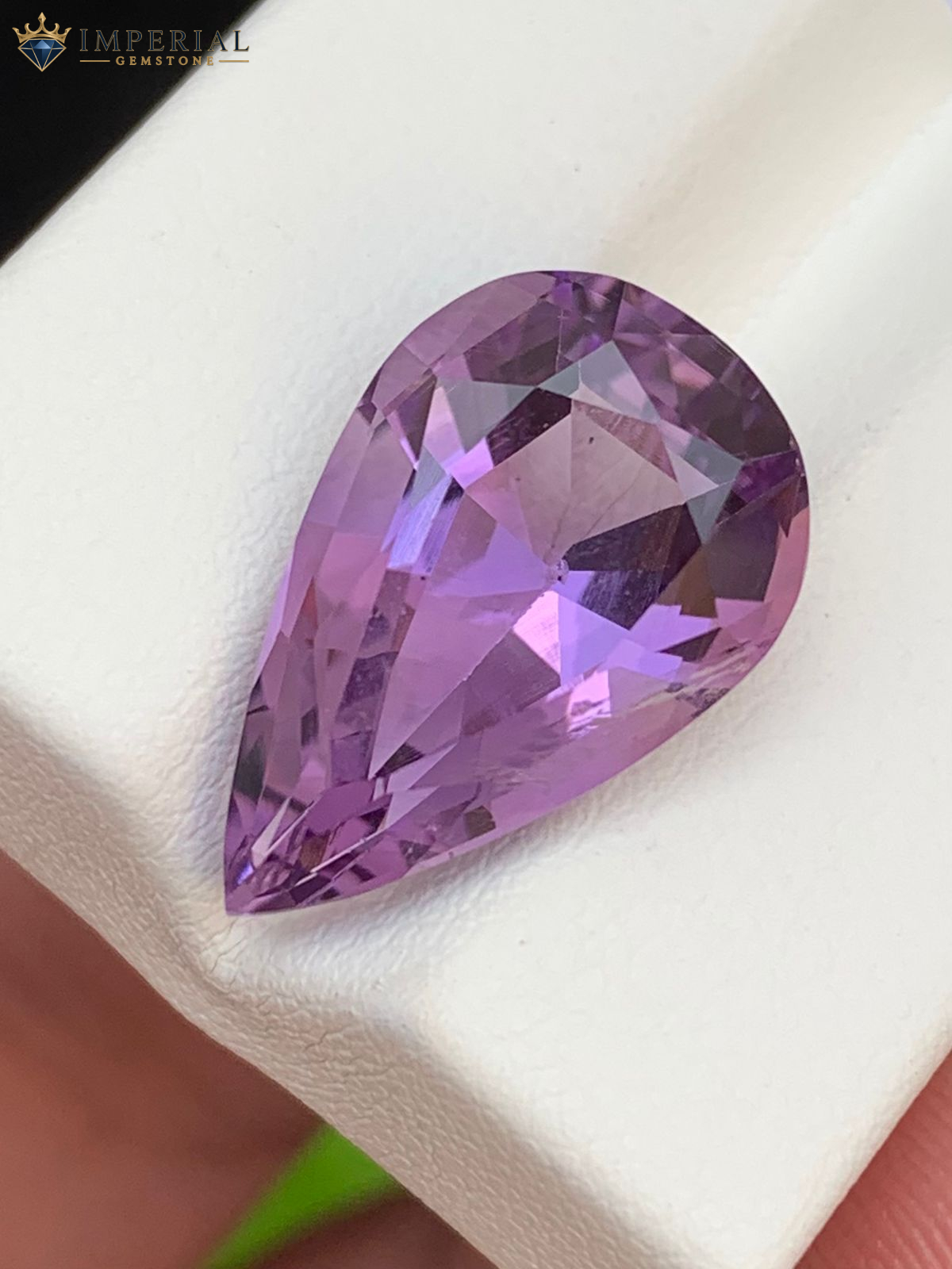 7.40 Carat Natural Amethyst Pear Shape VVS1 from Brazil 7.40 Carat Natural Amethyst Pear Shape VVS1 from Brazil