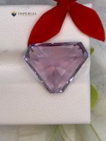 7.65 Carats Natural Amethyst Trillion Cut SI1 from Brazil