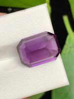 7.80 Carats Natural Amethyst Emerald Step Cut VVS1 Brazil