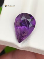 8.05 Carats Natural Amethyst Pear Cut VS2 from Brazil