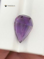 8.05 Carats Natural Amethyst Pear Cut VS2 from Brazil