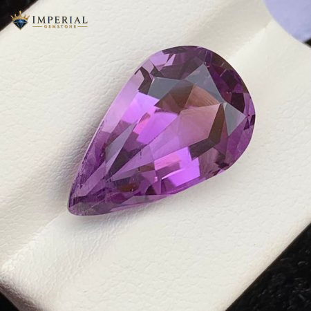 8.20 Carats Natural Amethyst Pear Cut VS2 from Brazil