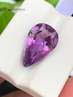 8.20 Carats Natural Amethyst Pear Cut VS2 from Brazil