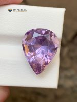 8.75 Carats Natural Amethyst Pear Shape VS2 from Brazil