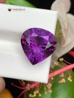 8.80 Carats Natural Amethyst Heart Shape VVS2 from Brazil
