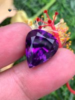 8.90 Carat Natural Amethyst Pear Shape VVS2 Brazil