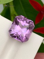 9.50 Carat Natural Amethyst Emerald Step Cut VS1 from Brazil