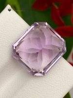 9.50 Carat Natural Amethyst Emerald Step Cut VS1 from Brazil