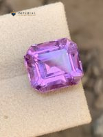 9.85 Carat Natural Amethyst Emerald Mix Cut SI1 from Brazil