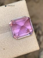 9.85 Carat Natural Amethyst Emerald Mix Cut SI1 from Brazil