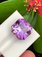 17.90 Carat Natural Amethyst Octagon Fancy Cut VVS2 Brazil