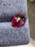 4.05 Carat Natural Rhodolite Garnet Pear Shape VVS2 Tanzania - Back View 2