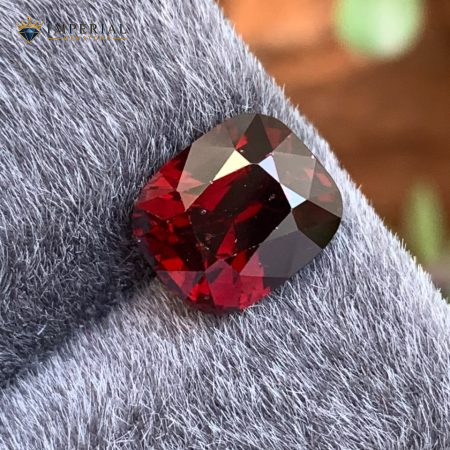 4.50 Carat Natural Almandine Garnet Cushion Cut Tanzania - Main View 1